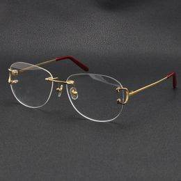 zonnebrillen Dames cadeau Brillen Accessoires Mode Zonnebrillen Frames Cat Eye Brillen Grote Vierkante Bril met doos C Decoratie 18K goud mannelijk en vrouwelijk