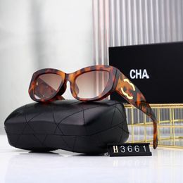 Zonnebrillen vrouwen mannen chaneel designer merk ontwerp casual zonnebril ontwerp 3661 series doos optionele aantrekkingskracht mensen nemen naar beter leven