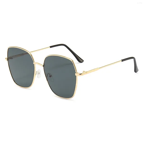 Gafas de sol Mujer Metal Rectangular Clásico Protección al aire libre Para vacaciones Uso diario Conducción de automóviles