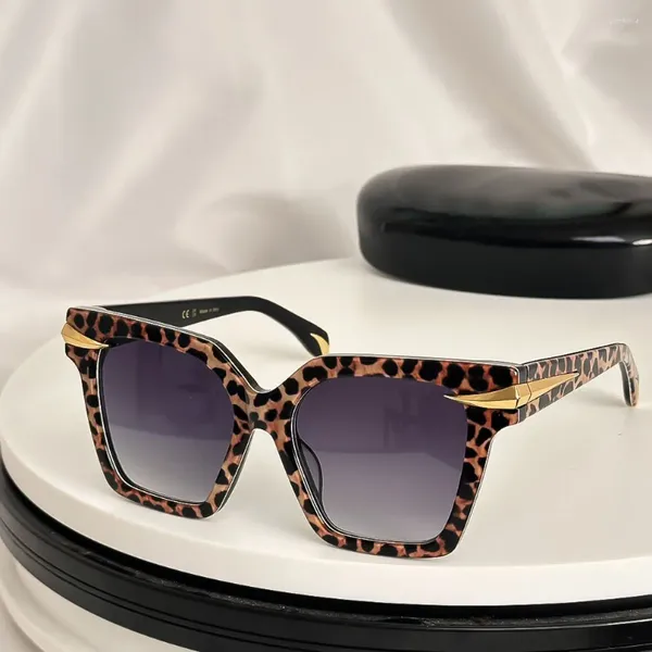 Lunettes de soleil Femmes Polaris Hig Quality Élégant Design de voyage Party Acetate Cadre Cares Slant Light UV400 Fashion Luxury Glasse