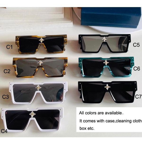 Gafas de sol Acetato de mujer a la venta Gafas cuadradas de diseñador de moda para hombre Descuento de buena calidad con estuche