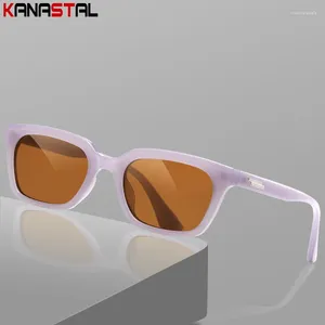 Lunettes de soleil femmes hommes UV400 mode lunettes de soleil PC petites lunettes cadre Camping plage vélo voyage Anti éblouissement ombre lunettes