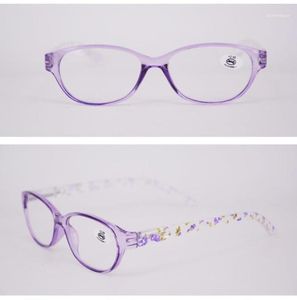 Lunettes de soleil Femmes 039S Designer Fashion Linges de lecture pour en haute qualité des lecteurs de cristal ovales femme noire violet rose dis6739734