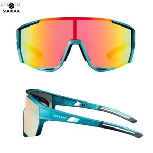 Lunettes de soleil Lunettes de soleil à vélo pour femmes avec 5 verres interchangeables Loglages de soleil sportives à haute définition Baseball Running Wriving FishingXw