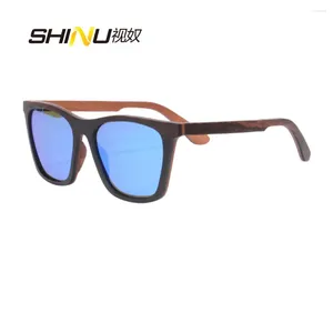 Lunettes de soleil bois pour hommes lunettes de soleil homme lunettes polarisantes UVAB lunettes de Protection écologique 73022