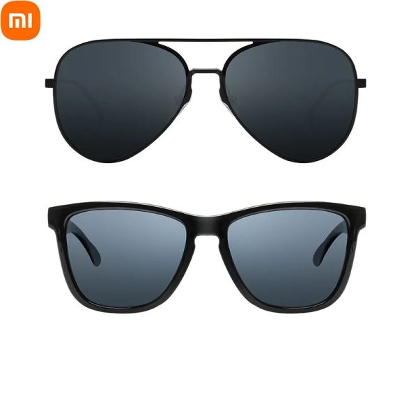 Lunettes de soleil Xiaomi Mijia Classic Square / Pilot Lunettes de soleil Selfrepairing TAC Polarising Lense No Scew Lunettes 6 couches Film Polarisant Men