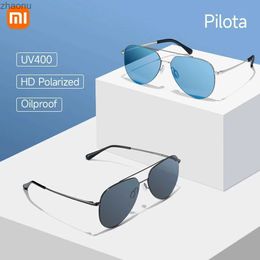 Gafas de sol Xiaomi Gafas de sol piloto Lente solar polarizada anti UV Gafas de sol UV400 para conducir inteligentes Viajes al aire libre y SportsXW