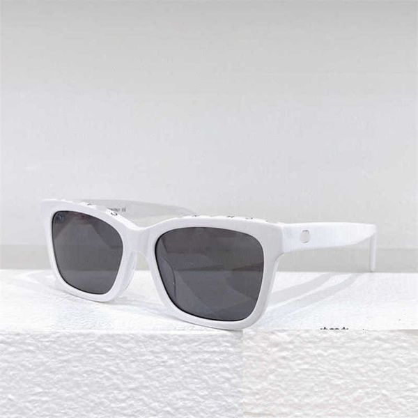 Lunettes de soleil Xiaoxiangjia CH5417 Star Net Red Même cadre de lettre Small Box Femme 8fnx