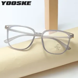 Lunettes de soleil YOOSKE Anti Blue Light Glasses Ultra avec ordinateur optique rétro haute définition Transparent