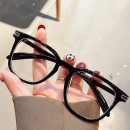 Lunettes de soleil Yooske Sexy Square Cat Eye Anti Blue Light Optique Lunettes Cadres Hommes Femmes Designer Mode Ordinateur Lunettes