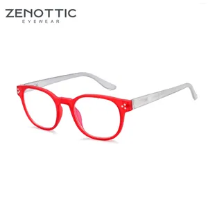 Zonnebril ZENOTTIC 2024 Mode Anti-blauw licht blokkerende leesbril Vierkante computerbril voor unisex Dioptrie van 0 tot 4,0 420