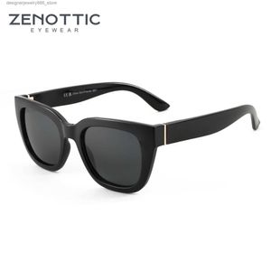Lunettes de soleil Zenottic 2024 Fashion Butterfly Polaris Womens Sunglasses UV400 Protécteur Sunshade Womens Cat Eye Sunglasses ZS2218 Q240425
