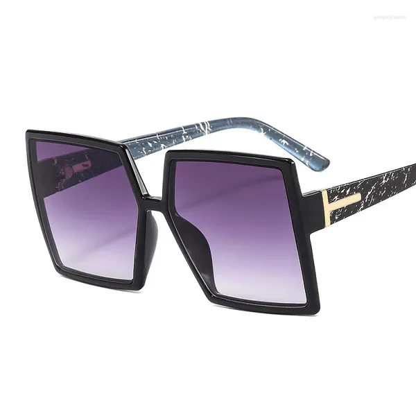 Gafas de sol Zly 2024 Fashion Square Menores Menores Luxury Luxury Tending Frame Marco de grano Gafas Sun Glasses Sun Glasses
