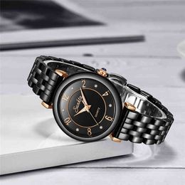 SUNKTA Diamond Cuarzo Relojes de mujer Relojes impermeables Vestido de pulsera Reloj Top Brand Reloj de lujo Mujeres Zegarek Damski 210517