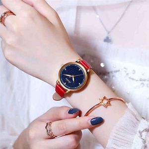 Sunktawomen luxe merk horloge eenvoudige quartz dame waterdichte polshorloge vrouwelijke mode casual horloges klok reloj mujer + doos 210517