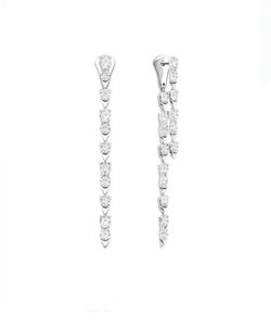 Pendientes de la serie de solas Reproducciones oficiales Reproducciones de alta calidad 18K Gold Sterled Silver Luxury Jewelry Brand Earring3103862