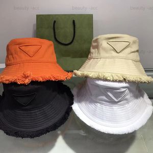 Sunmmer Tassel Caps Luxe designer emmer hoeden voor vrouwen heren 3D geborduurde brief Sun Hat High Fashion p brede rand hoeden oranje buiten