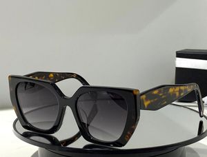 Zomer Sunnies 15W Zonnebril voor vrouwen Zwarte schildpad Grijze gradiëntlenzen mode zonnebril UV Beschermingstinten met doos