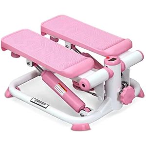 Sunny Health Fitness Exercice Stepping Machine Portable Mini Stair Stepper pour Home Desk ou Office Workouts in Pink 240416