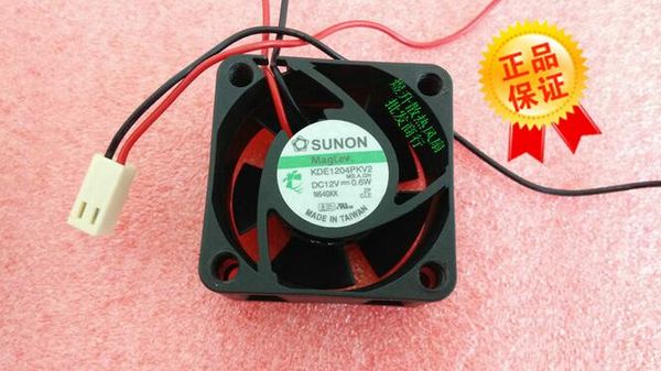 SUNON 4020 DC12V 0,6 W 40*40*20MM KDE1204PKV2 2 líneas levitación magnética 4CM ventilador de refrigeración silencioso