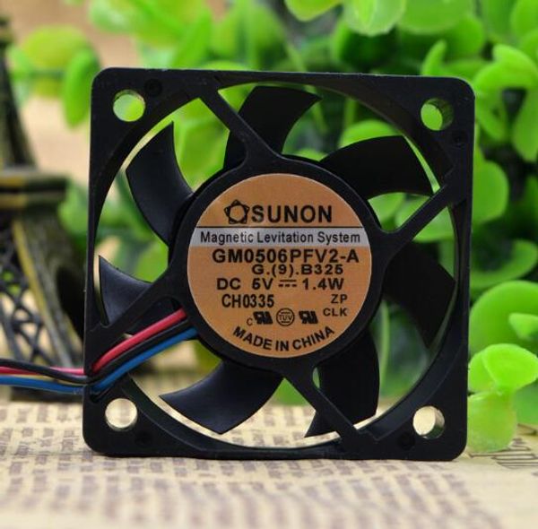 SUNON 6cm USB 60*60*10 5V 1,4W GM0506PFV2-A ventilador súper delgado de 3 cables