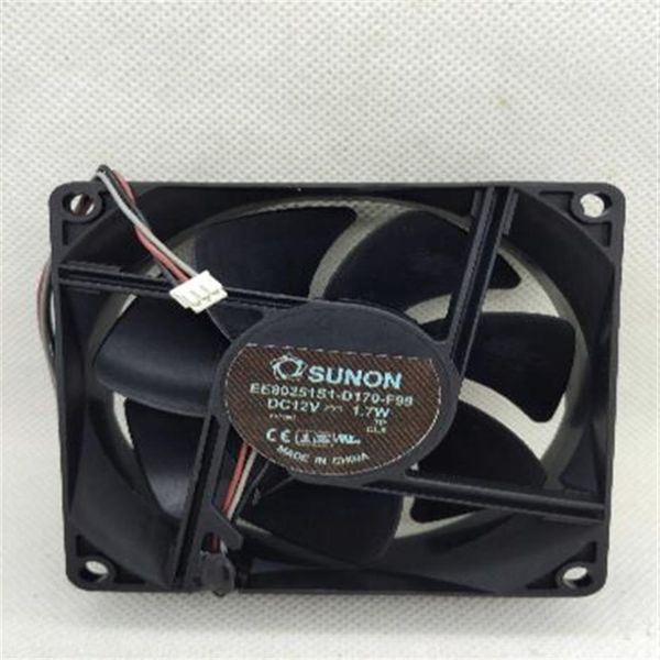 SUNON EE80251S1-D170-F99 80 80 25 1 7W EP6127 12V ventilateur de refroidissement pour projecteur 3 lignes214Y