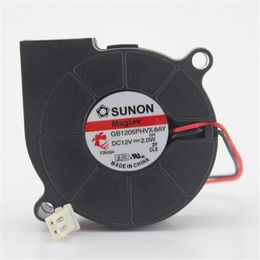 SUNON GB1205PHVX-8AY GN 12V 2 0W 5015 Ventilador de 2 líneas247r