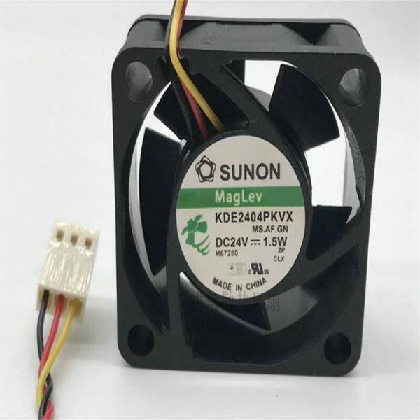 SUNON KDE2404PKVX 4020 24V 1.5W 4CM Ventilador de enfriamiento de 2/3 cables