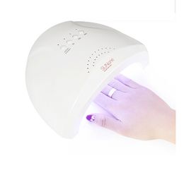 Sunon 48 W LED UV Lamp Nail Dryer voor het genezen Gel Poolse kunst Tool Light Fingernail Teenail 5s 30s 60s Manicure Machine