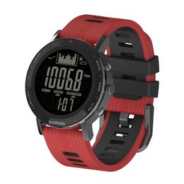 Sunroad FR862B Multifinection Smartwatch 5ATM ALTIMOR ALTIMETER SPORT Digital Fishings Digital Camera Silicone Band Outdoor