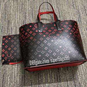 Designer Tote cabarock petit modele Klassieke Franse schoudertas Dames Rood Zwart Luipaard Luxe hoogwaardige zakelijke handtas Boodschappentas met grote capaciteit