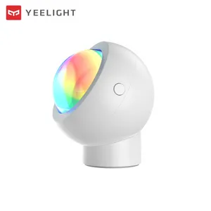 Sunset Yeeelight Projection Lampe LED Night Light Mini Portable Portable USB Rechargeable Photographie des lampes arc-en-ciel Rotation magnétique S