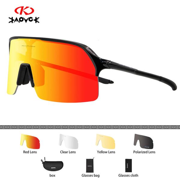 Pare-soleil Kapvoe extérieur vtt vélo de route cyclisme hommes femmes lunettes de soleil Sport course pêche lunettes de vélo Uv400 lunettes d'équitation mode classique