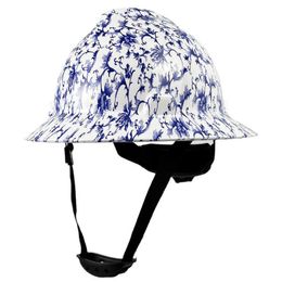 Sunshield volledige rand harde hoed voor ingenieur bouwwerk cap mannen Ansi goedgekeurd HDPE veiligheidshelm koolstofvezel kleur