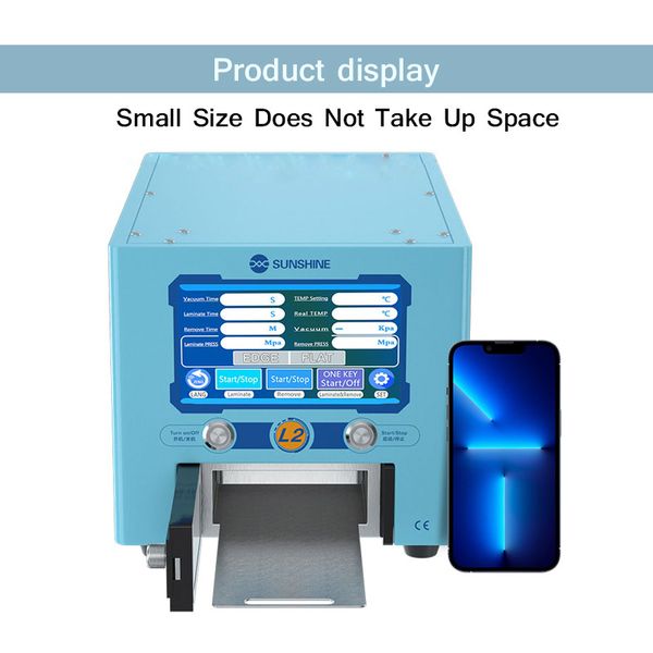 Sunshine L2 Smart LCD OCA Lameure et bulle retirer 2 en 1 machine pour moins de 7 pouces de couverture d'écran incurvée Ajuster la réparation de défoamère