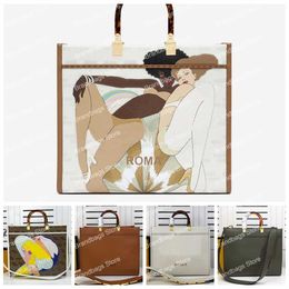Sunshine Tote Bags Totes Bag Sacs à main Femmes Mode Cuir Haute Qualité Strap Lady Classic Shopping Bags
