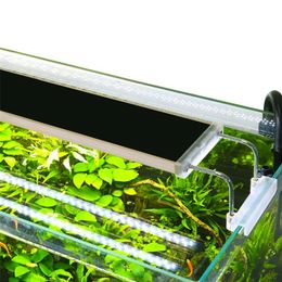 Sunsun-advertenties Verlichting Aquatic Plant Gras Fish Tank LED Super Bright Lamp Aquarium Light 12-24W Grow Lampe 220 V Y200922