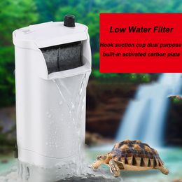 SUNSUN HN-011 HN-012 Low Water Level Turtle Toan Filtre Cascade Type Purificateur d'eau intégré silencieux Purificateur
