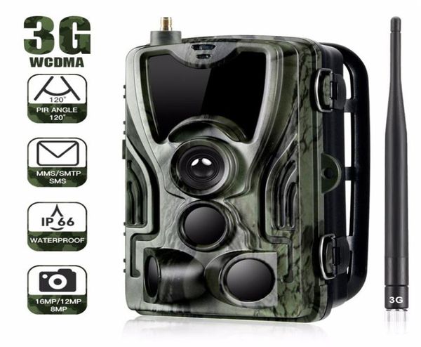 SUNTEK HC801G 3G MMS SMTP SMS Camera de sendero Cámara de caza 940NM IR LED PO TRAPS 16MP 1080P HD VISIÓN DE VISIÓN SCOUT Cámara de animales2861886503