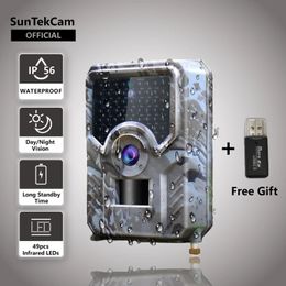 SunTekCam PR200 caméra de suivi multilingue 12MP 49 pièces 940nm IR LED chasse IP56 étanche Vision nocturne sauvage 240104