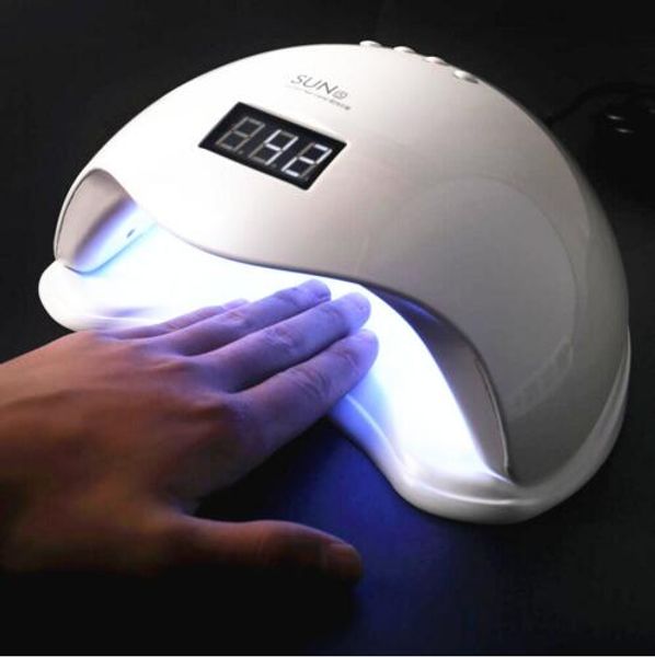 Sunuv Sun5 48W Uv Lámpara Led Secador de uñas Máquina de curado de esmalte de gel con secador de manicura de pedicura profesional