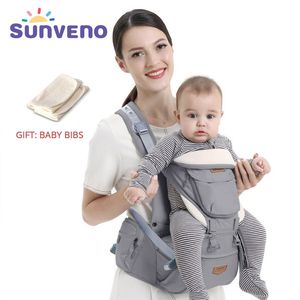 Sunveno Ergonomic Baby Carrier Infant Hip seat Carrier Kangaroo Sling Front Facing Backpacks for Baby Travel Activity Gear LJ200914