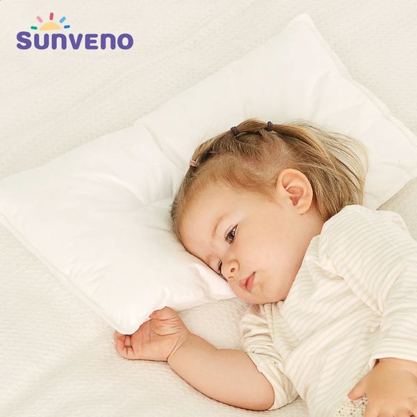 Sunveno Oreiller pour tout-petit avec taie d'oreiller Evolon Oreiller anti-acariens Oreillers doux et lavables pour bébé pour dormir de 1 à 6 ans 240308