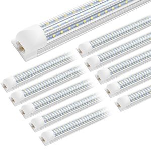 Sunway-usa, V-vormige + D-vormige 4ft 8ft koelere deur LED-buizen T8 geïntegreerde LED-buizen Dubbele zijkanten LED-lampen 100-277V BODIC IN US