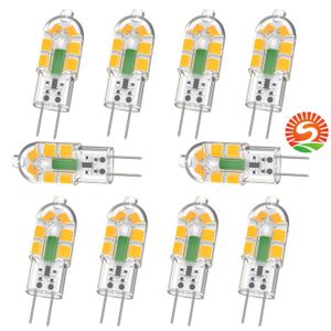 SUNWAYLIGHT Ampoules LED G4 Perles lumineuses 2 W LED 12 V 200 LM Ampoules Blanc chaud 3000 K Remplacement pour ampoule halogène 20 W Angle de faisceau 360° Pas de scintillement Non dimmable