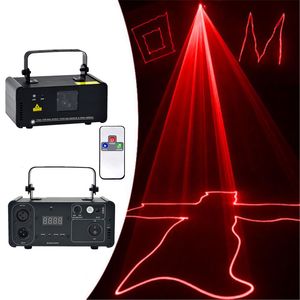 Mini-rode DMX 512 Remote Sound Projector Stage Apparatuur Licht DJ KTV Toon vakantie Laserverlichting DM-R100