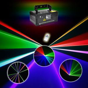 Mini projecteur sonore à distance RGB rouge vert bleu DMX 512, équipement de scène, lumière DJ KTV spectacle vacances, éclairage Laser DM-RGB400