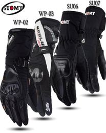 Suomy Motorcycle Gants Men 100 étanche à vent d'hiver Glants Moto Gants tactile Gant Moto Guantes Motorbike Glants Gants2195574461