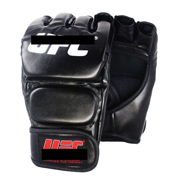 SUOTF Black Fighting MMA Boxing Sports Gants en cuir Tiger Muay Thai Fight Box MMA GLANTS BOXING SANDA BOXING GLANT PADS MMA T1912277