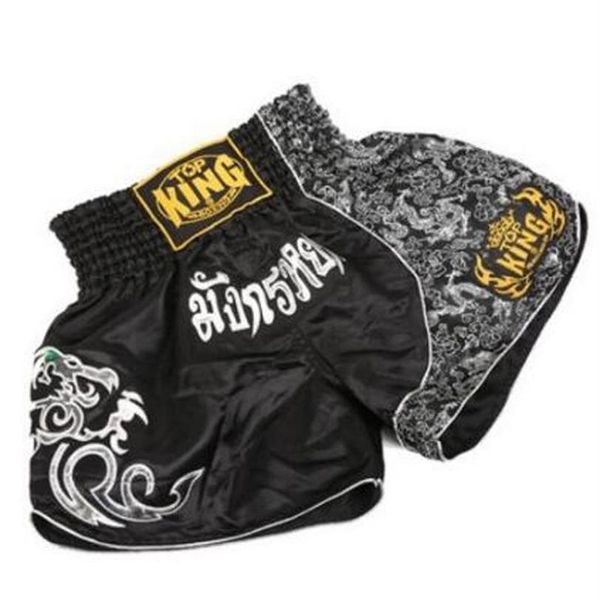 Suotf Noir Mma Combat Fitness Entraînement Muay Thai Boxe Sports Shorts Tiger Muay Thai Mma Shorts Muay Thai Boxing Vêtements Q123325g